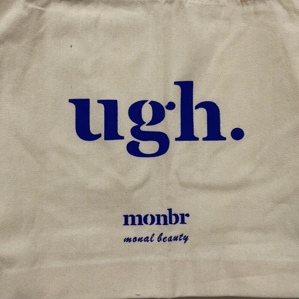 Canvas Multifunction Shopping Bag “UGH.” NIB - Picture 3 of 4